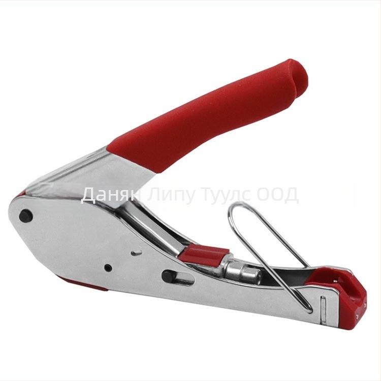 Клещи за обелване и кримпване на кабели с F глава, RG59/6 коаксиални кабели, карбонова стомана