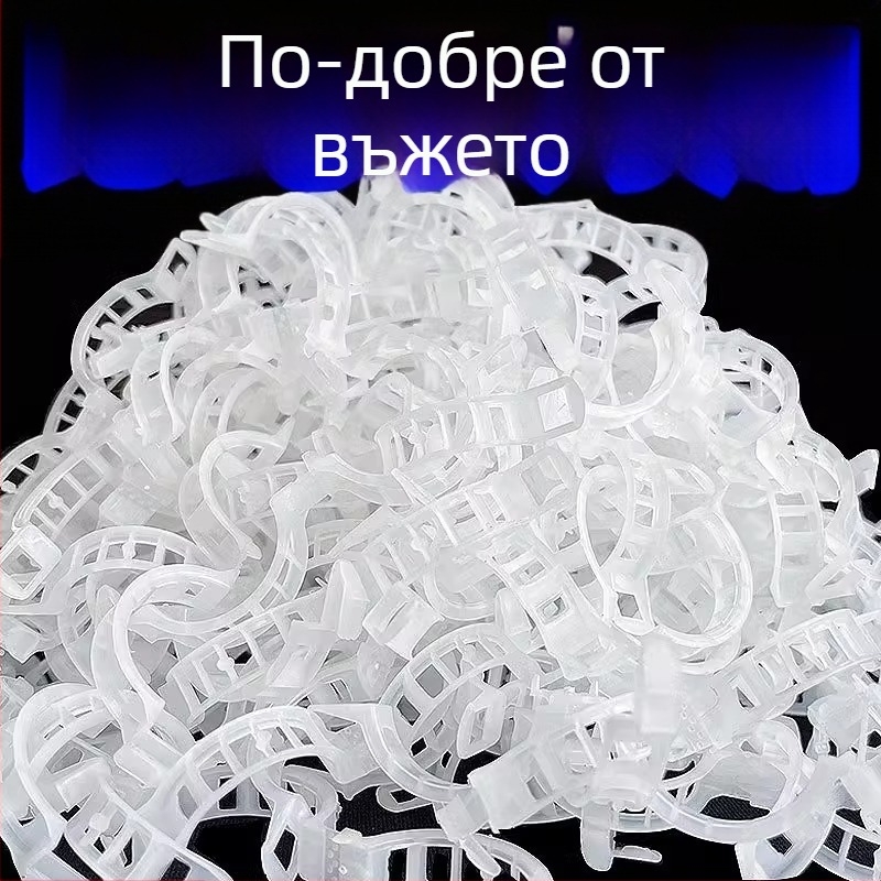 Фиксиращ клип за растения – пластмасов клип за лози и катерещи растения, градина и оранжерия