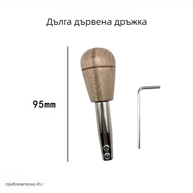 Нож за гравиране с телескопична гумена дръжка, лезвие с микроинлей и нехлъзгаща сферична ръкохватка