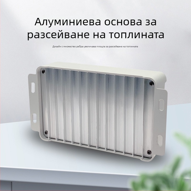 Соларен контролер за улично осветление с автоматично разпознаване, 48V, пластмасов корпус, CE сертифициран