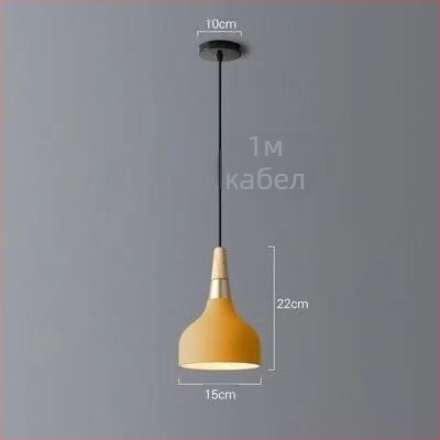 Скандинавска трииглавна железна висяща лампа с LED, 220V, модел AL0038