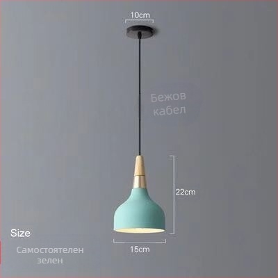 Скандинавска трииглавна железна висяща лампа с LED, 220V, модел AL0038