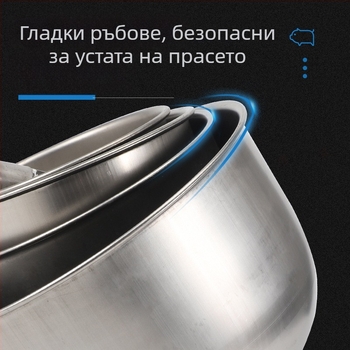 Удебелена кръгла питейна купа от неръждаема стомана за прасета и свине майки
