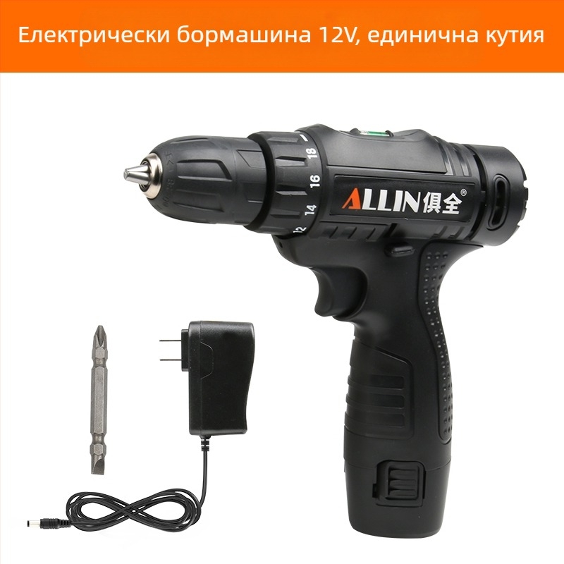 Многофункционален комплект спирални свредла за дърво и строителство; подходящ за керамични плочки и стъкло; включва бит за отвертка и разширител