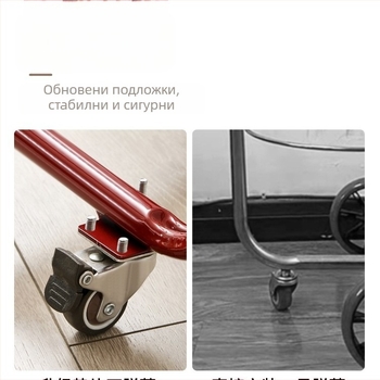 Сгъваема ръчно дърпана количка, преносна количка с дърпател за дом и работилница, многофункционална за пренасяне на вода, отпадъци и газови цилиндри