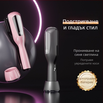 Тример за коса, с вградена батерия, четков мотор, ножове от неръждаема стомана, 3.7V, 2W, време на работа 1–3 ч, шум 36–45 дБ
