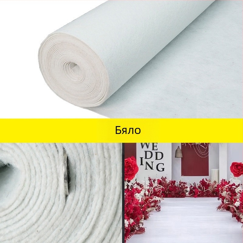 Изложбен килим — Changtai, серия Модерна и минималистична, 100% полиестер, правоъгълен, едноцветен модел