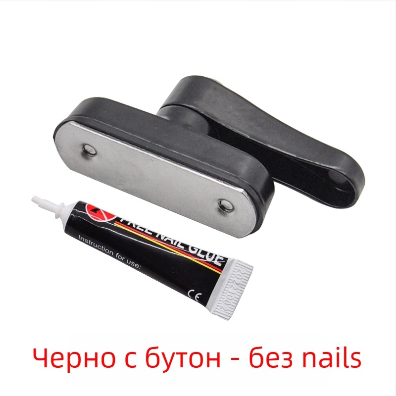 T-тип заключване за врати и прозорци, без пробиване, алуминиева сплав, с ключ, против кражба