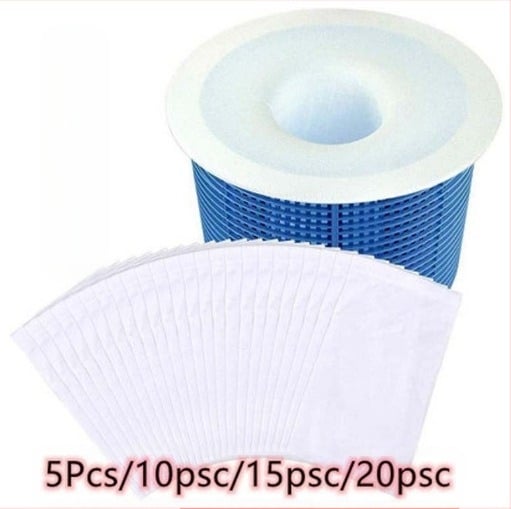 Плувен комплект с микропорозни филтър торби за скимър - нетъкан текстил, 10 бр, 70 g