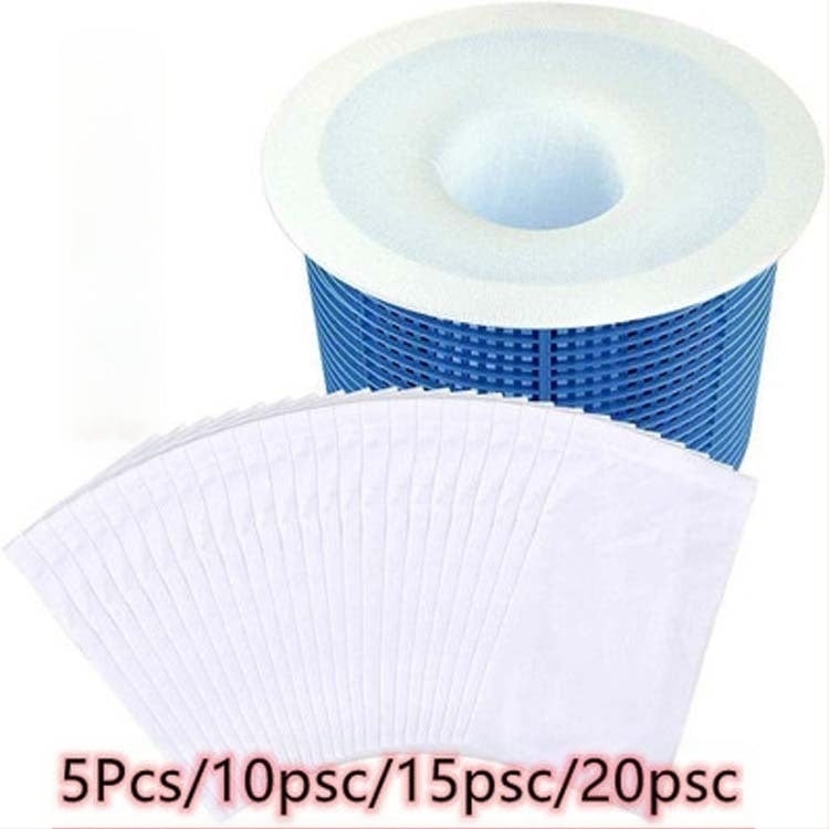 Плувен комплект с микропорозни филтър торби за скимър - нетъкан текстил, 10 бр, 70 g