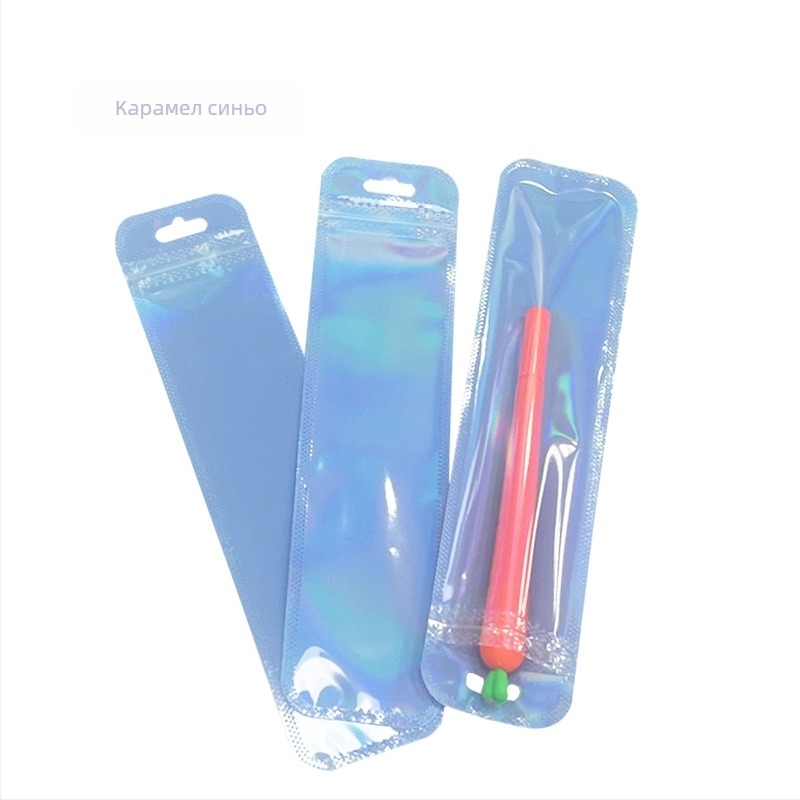 Самозалепваща прозрачна опаковъчна торбичка за подаръци с заоблени краища; дължина на запечатване 2.5 cm; опаковка 50 бр.; материал: нов материал