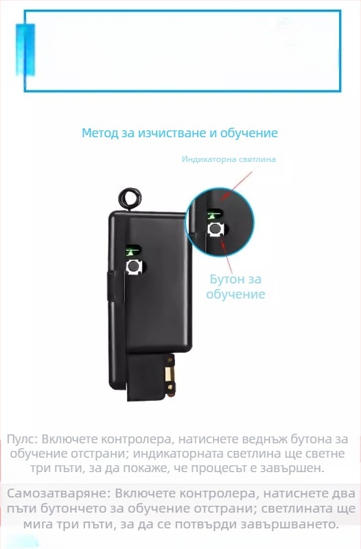 Безжичен дистанционно управляван превключвател за лампа и мотор — Ruiduo chuang