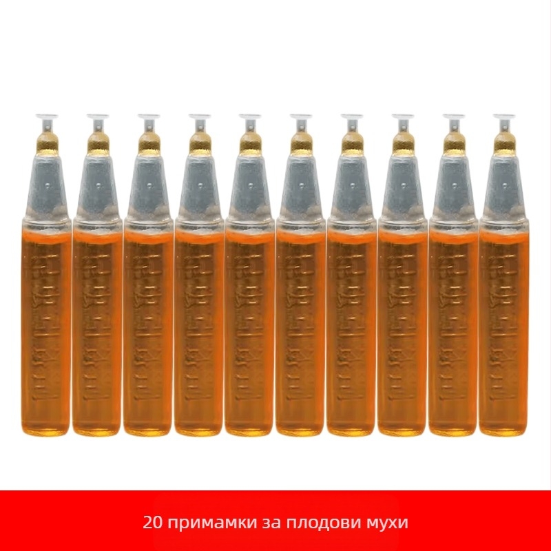 Ловушка за плодови мушици за градина и зеленчукови насаждения с примамка и уловител (Марка: Other; Обработка и персонализация: Не; Включва примамка; Съдържа уловител)