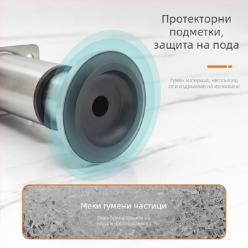 Регулируеми крачета за мебели – Qiaoju qiaojian hardware, модел QJDL-BXGGJ-7, материал: неръждаема стомана/хладно валцована стомана, подходящи за шкафове и дивани, стил: модерен минимализъм