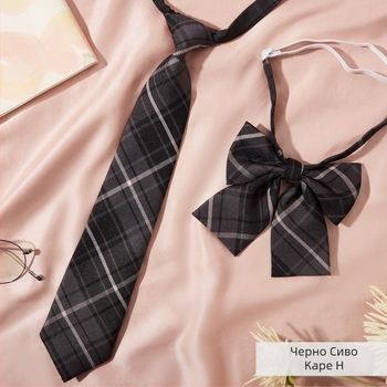 Клипс за вратовръзка, каре шарка, стил за двойки, за възрастни, цветен акцент за вратовръзка