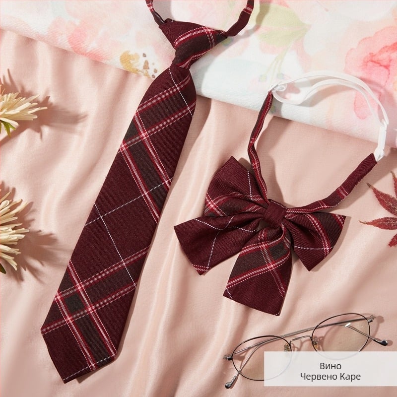 Клипс за вратовръзка, каре шарка, стил за двойки, за възрастни, цветен акцент за вратовръзка
