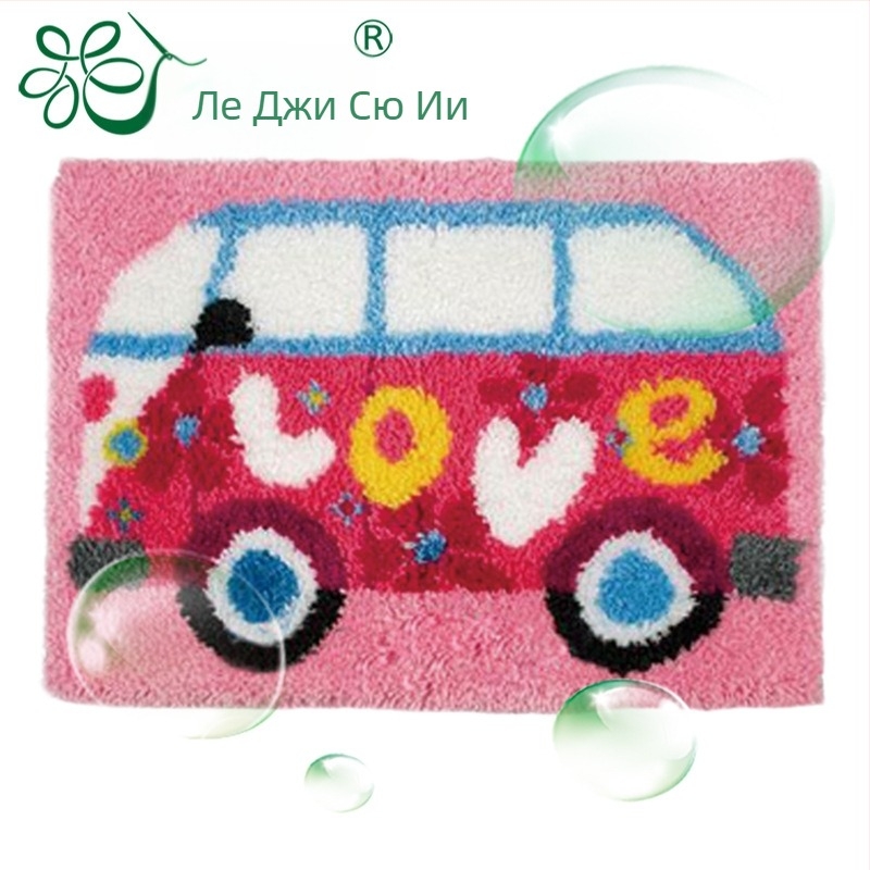 Килим за под с възглавничка: квадратна форма, акрилно влакно, карикатурен мотив, ръчно пране; подходящ за всекидневна, спалня, кабинет, ресторант, антре, балкон