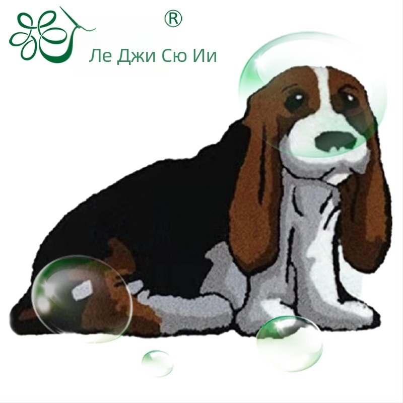 Килим за под с възглавничка: квадратна форма, акрилно влакно, карикатурен мотив, ръчно пране; подходящ за всекидневна, спалня, кабинет, ресторант, антре, балкон