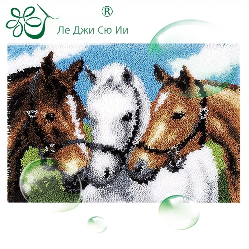 Килим за под с възглавничка: квадратна форма, акрилно влакно, карикатурен мотив, ръчно пране; подходящ за всекидневна, спалня, кабинет, ресторант, антре, балкон