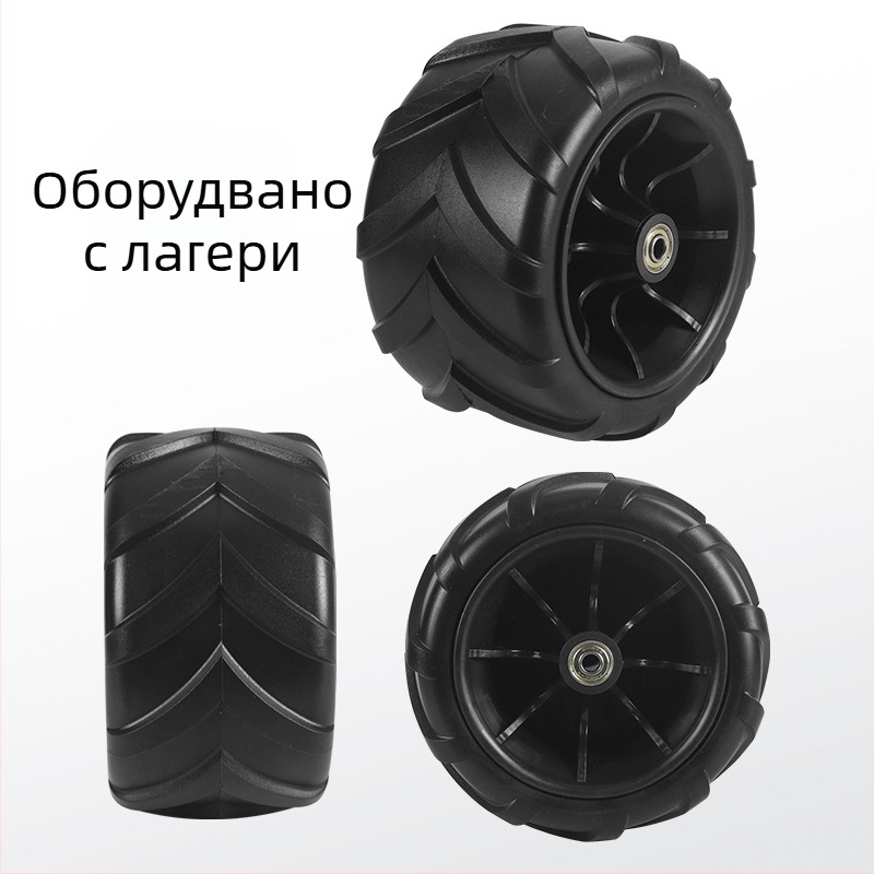 PU колело за количка със твърда външна гума, товароподемност 60 кг