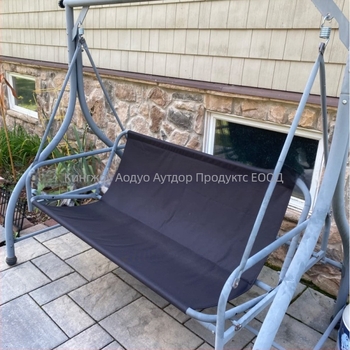 Покрив за люлееща се седалка за открито – водоустойчив, Oxford плат, механизъм за разширяване, опаковка: PE пакет + торба за съхранение, персонализиране налично