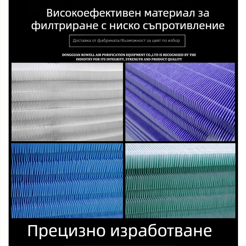 Филтър елемент за пречиствател на въздух Blueair 500/600 серия — ниско съпротивление на активния въглен, композитна филтърна мрежа, дълготрайно пречистване