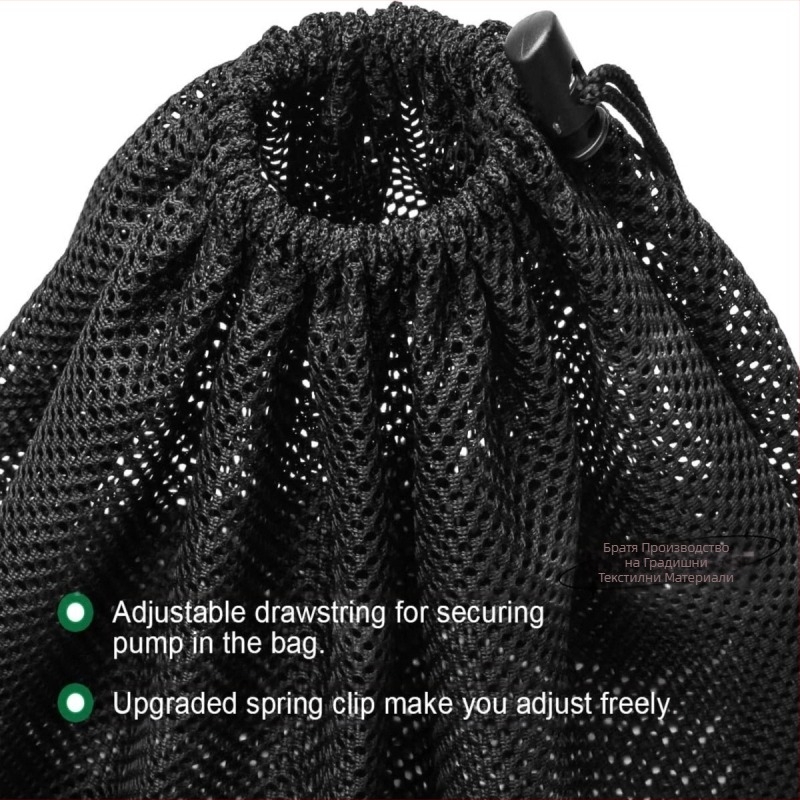 Анти-блокираща мрежеста торба за езерна помпа — полиестер, марка XD, стил модерна простота