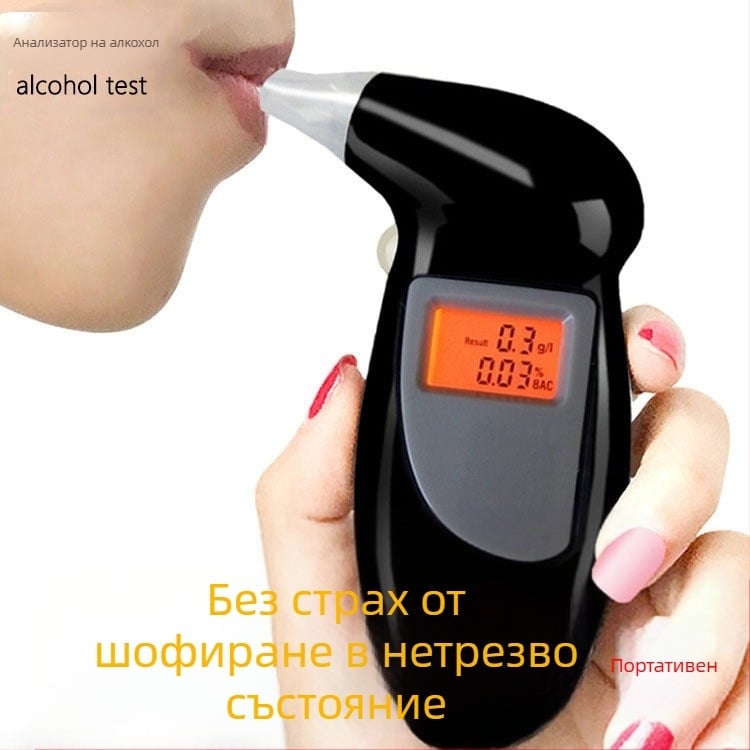 Zhan Ze Портативен автомобилен дихателен тестер за алкохол | ABS, автомобилно монтиране, персонализирана обработка, лицензируем частен етикет