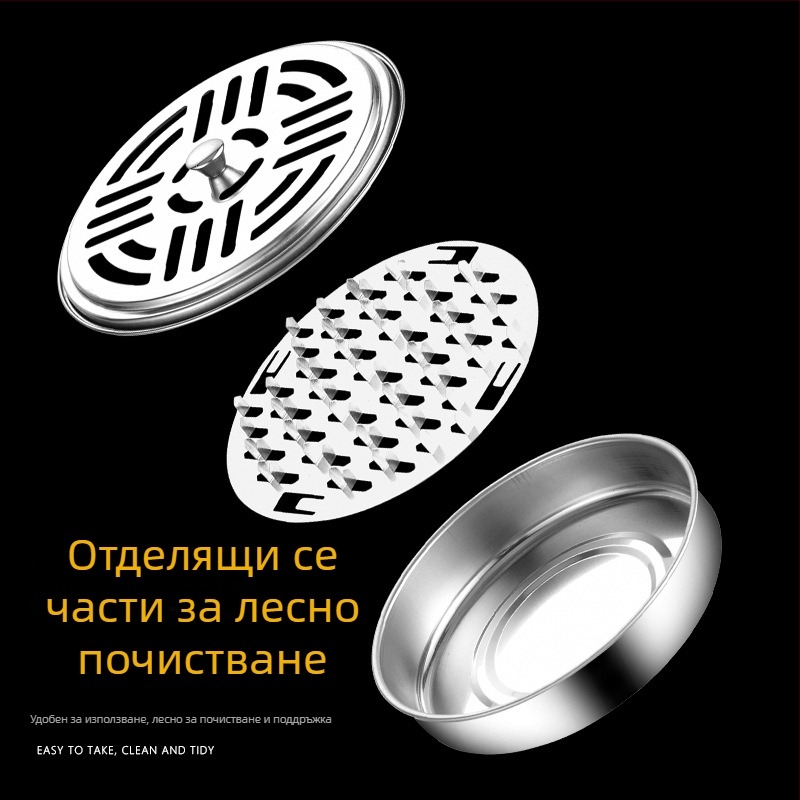 Стоманена кутия за москитни котушки с ветроустойчив дизайн; многократно използваема; възможност за печат на лого