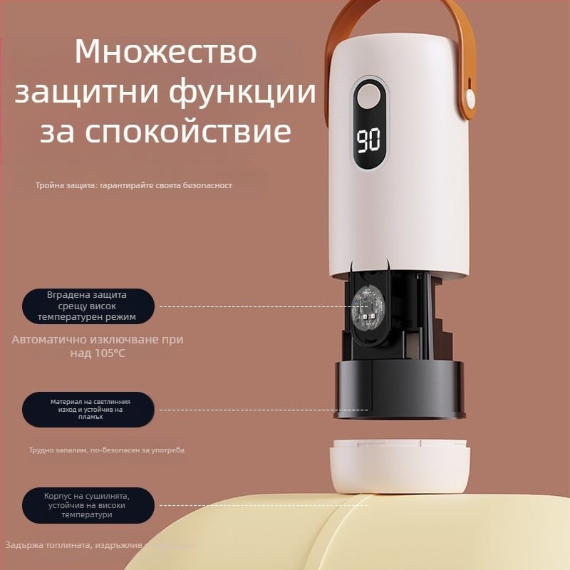 Мини сушилня за дрехи, модел YQ-512, 220V, 200W, 300Hz