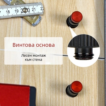Прав ъгъл линейка с помощен клип за дървообработване — Jingrui, аксесоари за дървообработваща рисувателна линейка, приложение: дървообработване