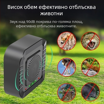 Автоматичен ултразвуков репелент за гризачи и птици, мощен домашен уред против вредители, модел 826A, 5V, 4-24 kHz, 5W