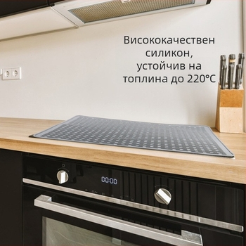 Taimei силиконова покривка за плот за котлон, многофункционална дренажна подложка за индукционни печки, форми кръгла/квадратна/нерегулярна, произход Дънгуан, пусната през 2024 г.
