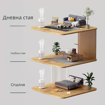 Овлажнител за въздух X1 с голям капацитет воден резервоар 1.0–2.5 л, подходящ за помещения 10–20 м², 2 изхода за мъгла, USB захранване, шум ≤36 dB