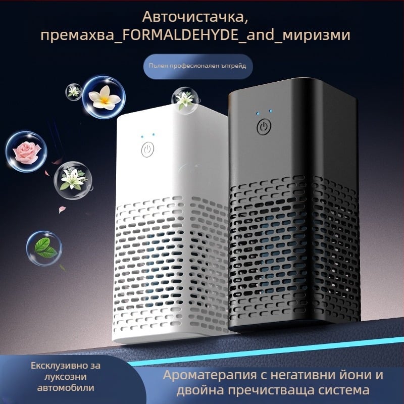 Автомобилен пречиствател за въздух с ароматерапия – модел AP-1288, 2W, USB захранване, 5V