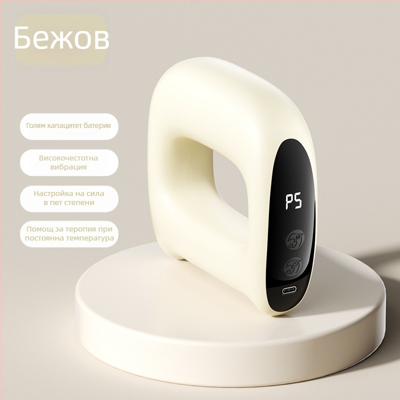 Xo-k8 фасциален пръстен масажор с топъл компрес, USB захранване, 2 масажни контакта, пат и потупване, за рамене и шия