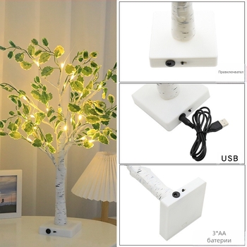 LED светлина с форма на цвете от медна жица, 24 светодиода, IP44, захранване от батерия, 5000 lm, Sanan Optoelectronics