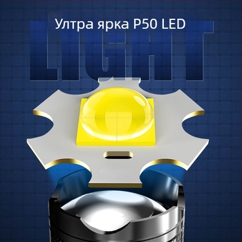 Презареждаем LED фенер с телескопичен зум и цифров дисплей (LED, 1200mAh, 3W, Телескопичен зум, Цифров дисплей)