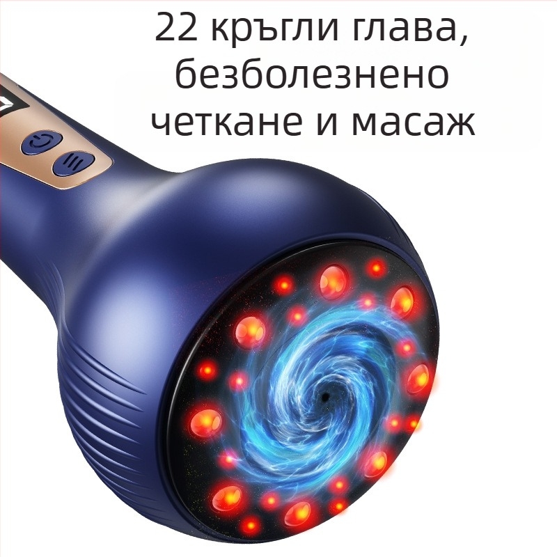 Устройство за вакуумен купинг с отрицателно налягане за масаж на меридиани, USB захранване, модел A700, температура 30–60°C, девет степени, ABS корпус