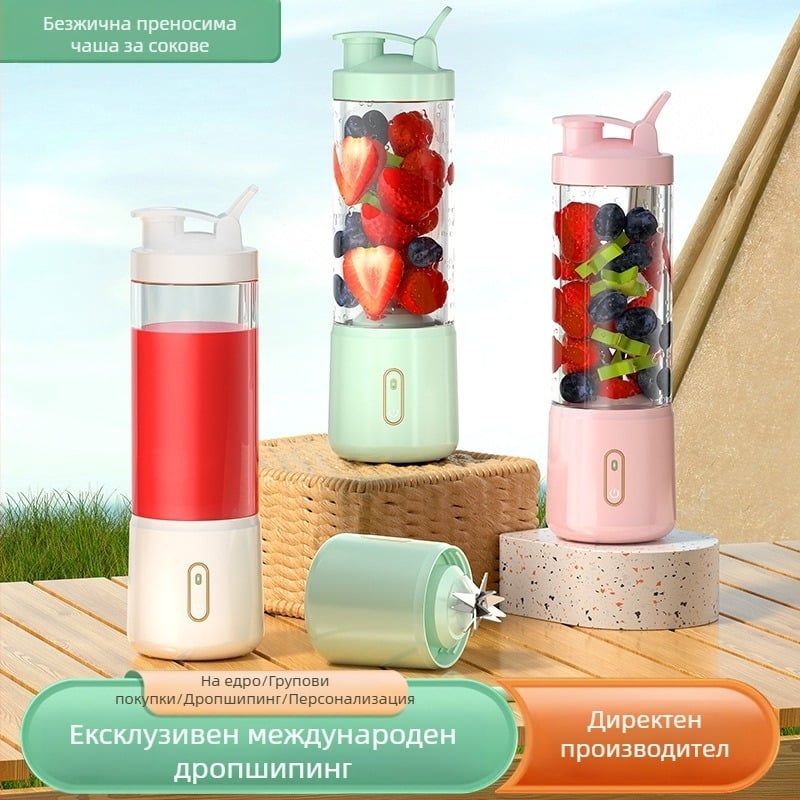 Преносим презареждащ се сокоизстисквач с над шест ножа, капацитет под 1 л, полуавтоматичен режим, до 36 V, 10 000–19 999 rpm