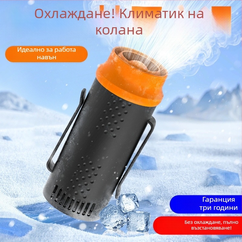 Преносим ръчен вентилатор с USB зареждане, безчетков мотор, 6 нива на скорост, вградена батерия 2000-4000 мАч, 5 лопатки