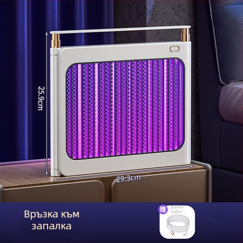 LED електрическа лампа за комари с LED осветление, стенен/настолен монтаж, покритие 21–30㎡, алуминиева мрежа, електрически удар за убийство, вградена батерия 1001–1600mAh