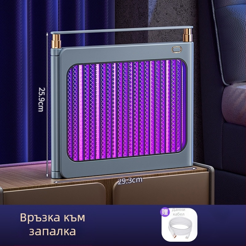 LED електрическа лампа за комари с LED осветление, стенен/настолен монтаж, покритие 21–30㎡, алуминиева мрежа, електрически удар за убийство, вградена батерия 1001–1600mAh