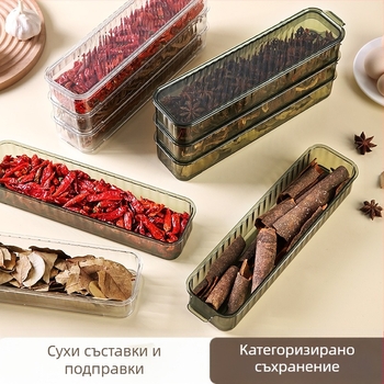 Кутия за паста (нудели), квадратна форма, PET, Gold movement, произход Zhejiang