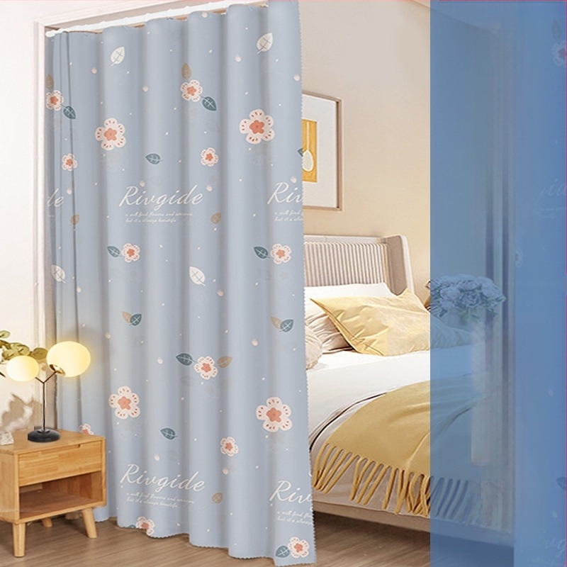 Разделяща преградна завеса – полиестер, печат, модерен минимализъм, за хол, спалня, кабинет, ресторан и балкон; монтажът не е включен.