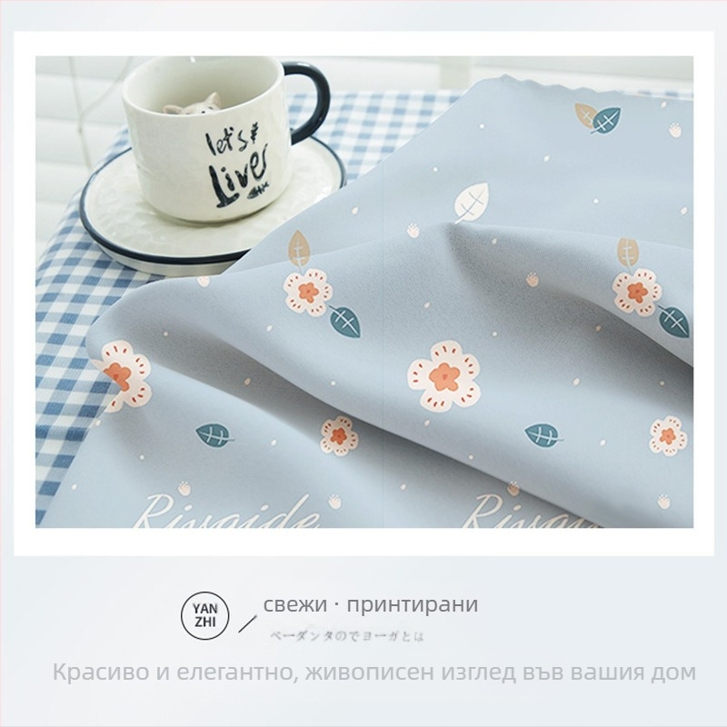 Разделяща преградна завеса – полиестер, печат, модерен минимализъм, за хол, спалня, кабинет, ресторан и балкон; монтажът не е включен.