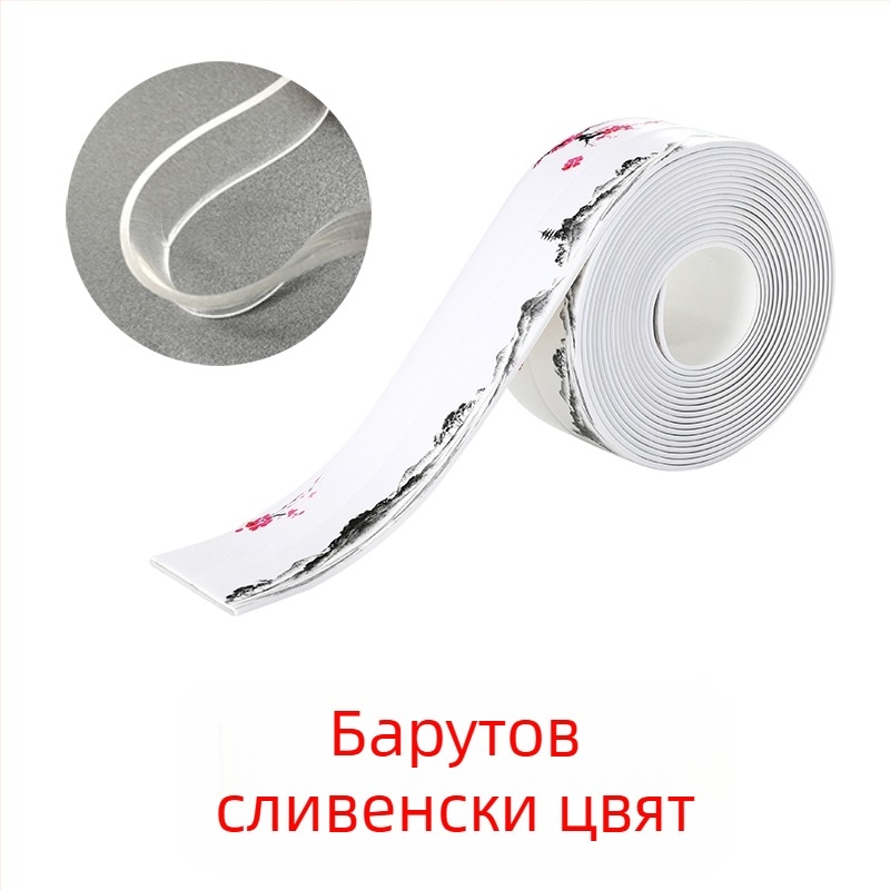 Уплътнителна лента за кухненски и мивни фуги, мухъл-устойчива, водоустойчива, влагоустойчива, запълва пролуките