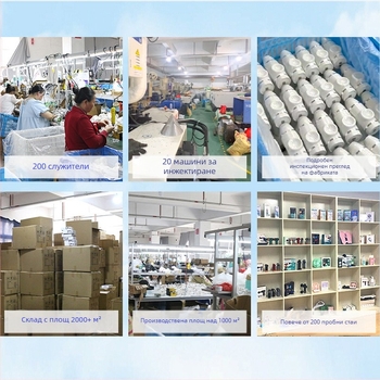 12-главов масажор за фасции с LCD, 32 скорости, презареждаем батерия 800-1000mAh, нисък шум