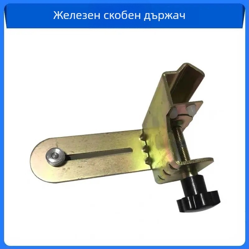 Нивелир с телескопичен прът – железен крепеж, пластмасова платформа за пан/наклон, регулируем прът, лазерен принцип