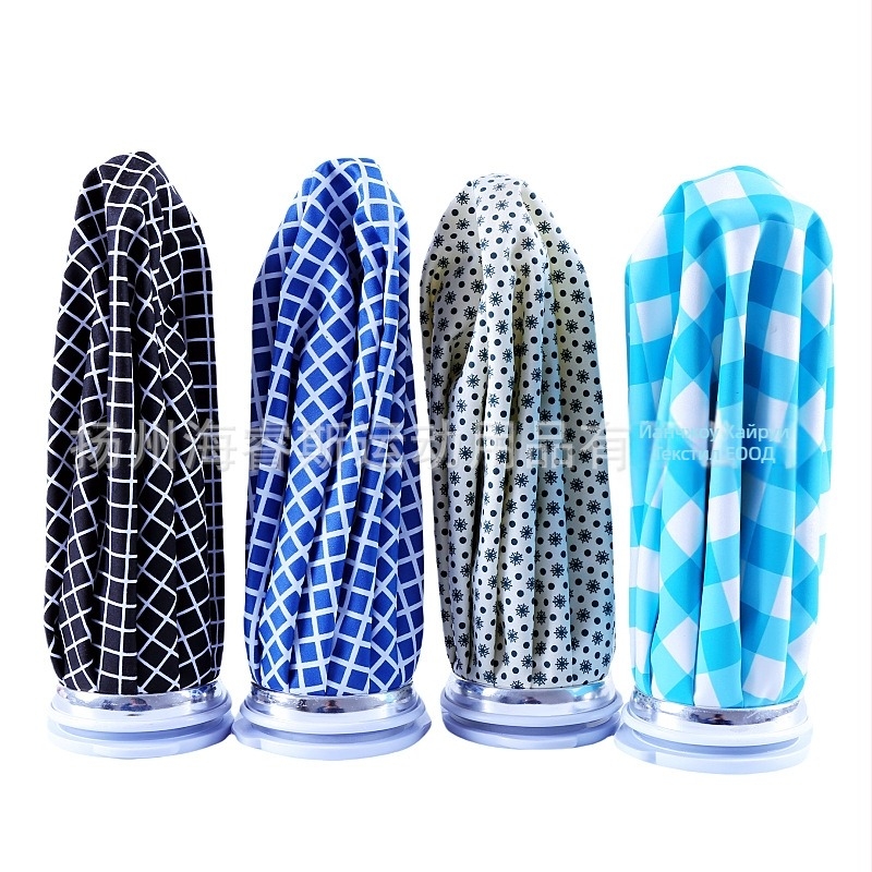 Леден пакет с плат каре шарка, 1500 мл, двупосочно охлаждане/нагряване, за коляно и глезен, преносим с водно напълване и лента